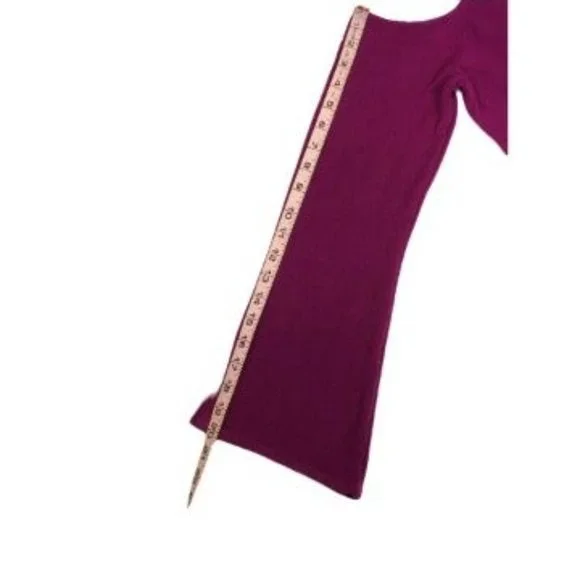 Rob & Ali Long Sleeve Cold Shoulder Fuschia Sweater Women’s 1X - Picture 5 of 11